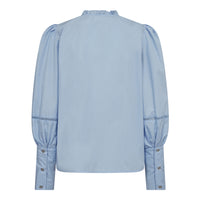 BonnieCC Lace Sleeve Shirt - Blauw