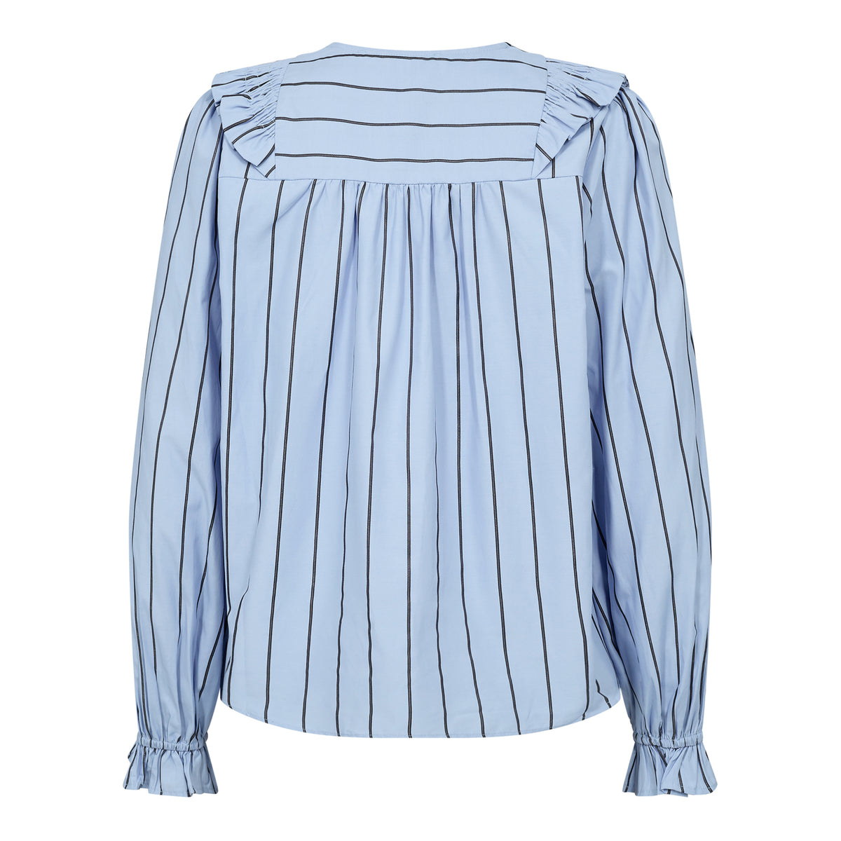 IvanaCC Smock Frill Blouse - Blauw