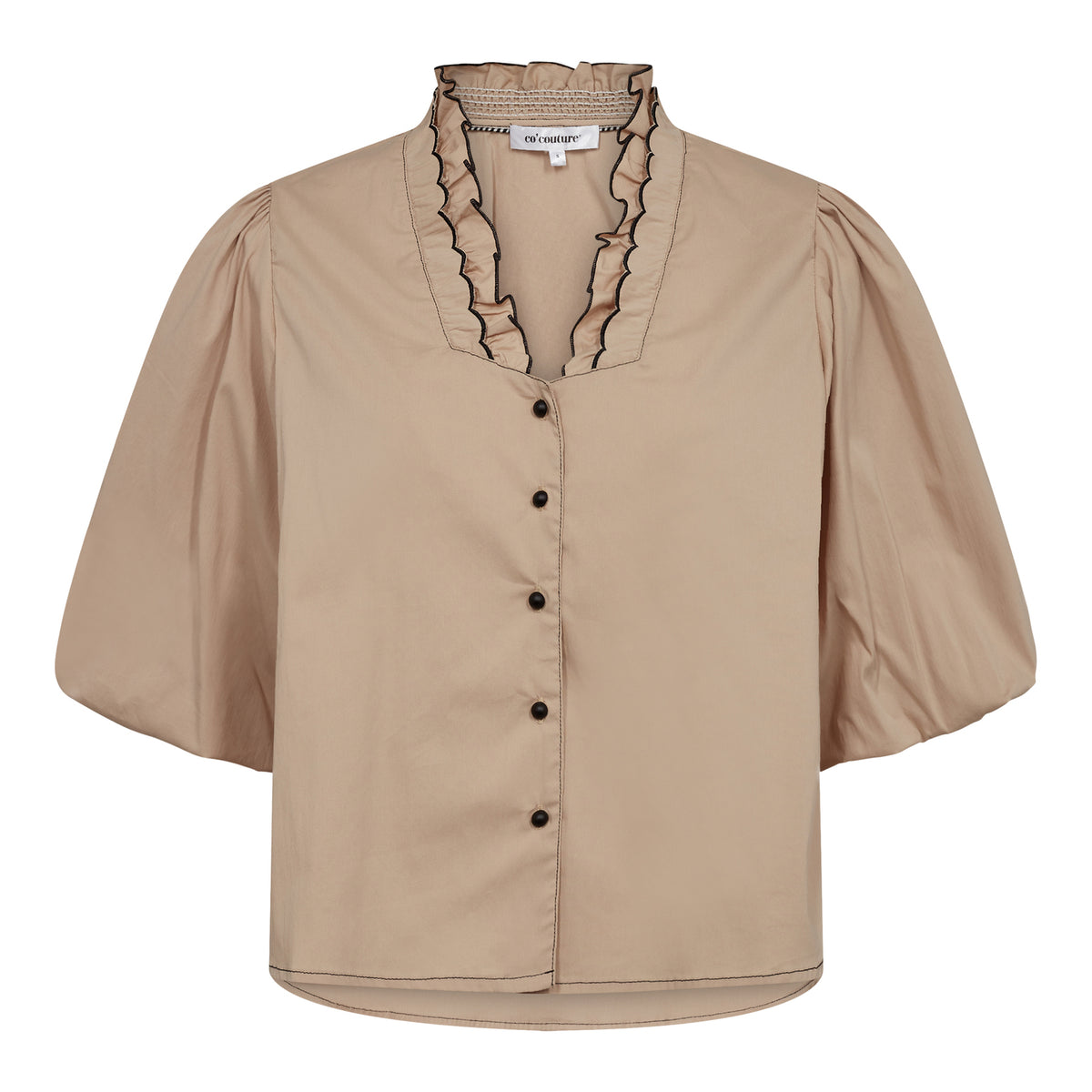 EllieCC Scollop Edge SS Shirt - Roze