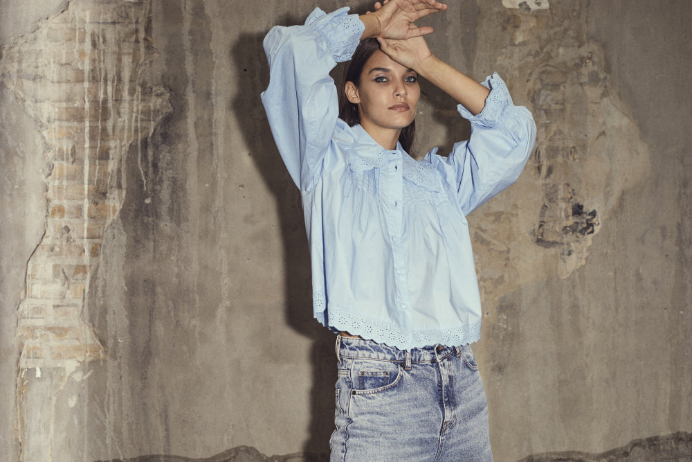 PrimaCC Anglaise Shirt - Blue