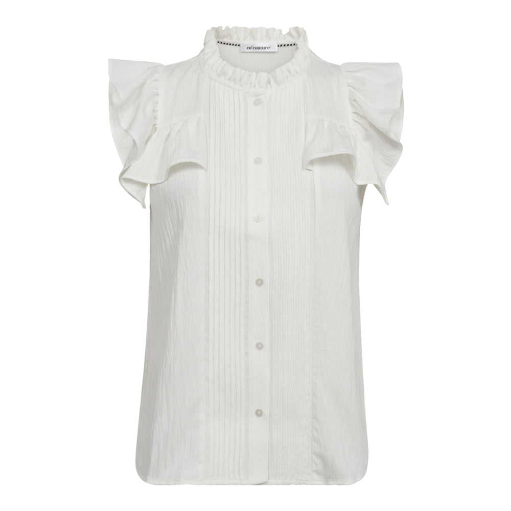 SuedaCC Pintuck Top - Wit