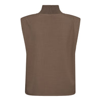 HopeCC Rib Turtleneck Vest - Grijs