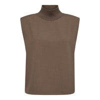 HopeCC Rib Turtleneck Vest - Grijs