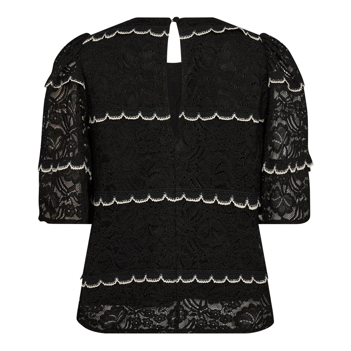 LoraCC Lace Blouse - Zwart
