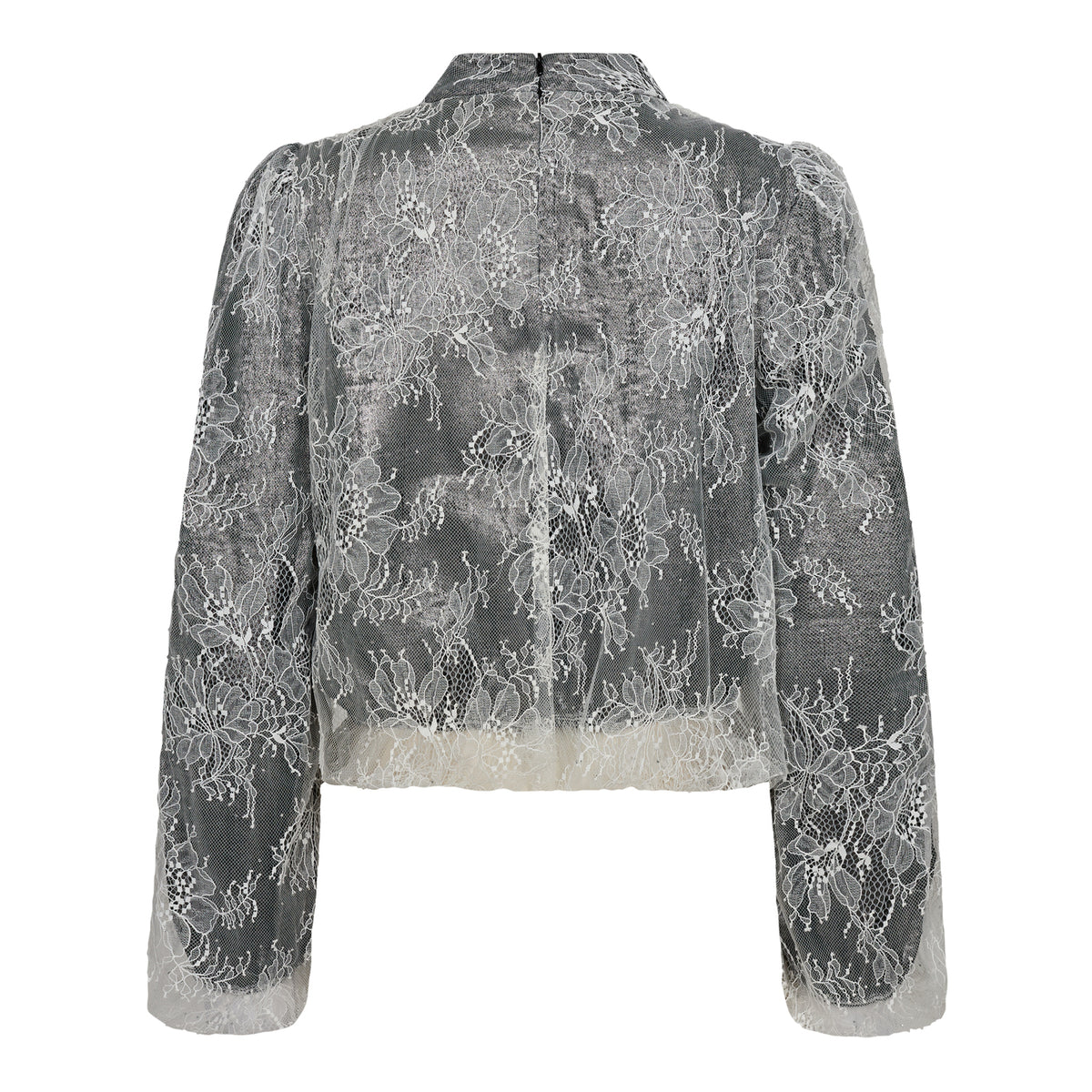 SimiliCC Lace Balloon Blouse - Wit