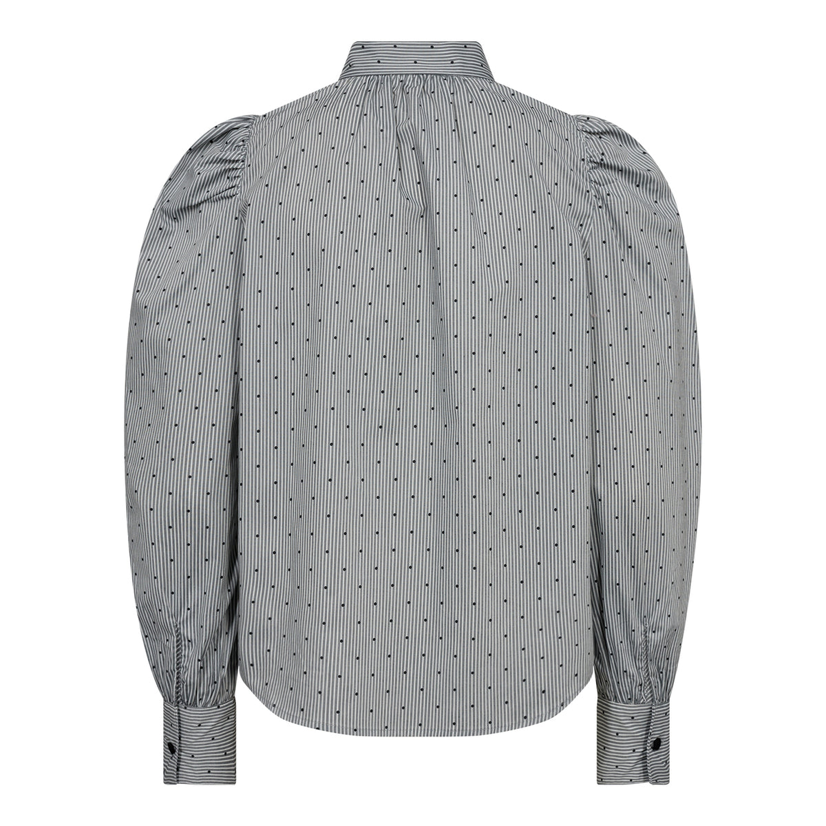 StripeCC Dot Bow Shirt - Grijs