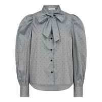 StripeCC Dot Bow Shirt - Grijs