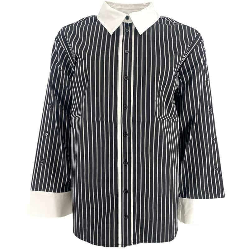 DannyCC Stripe Shirt - Zwart