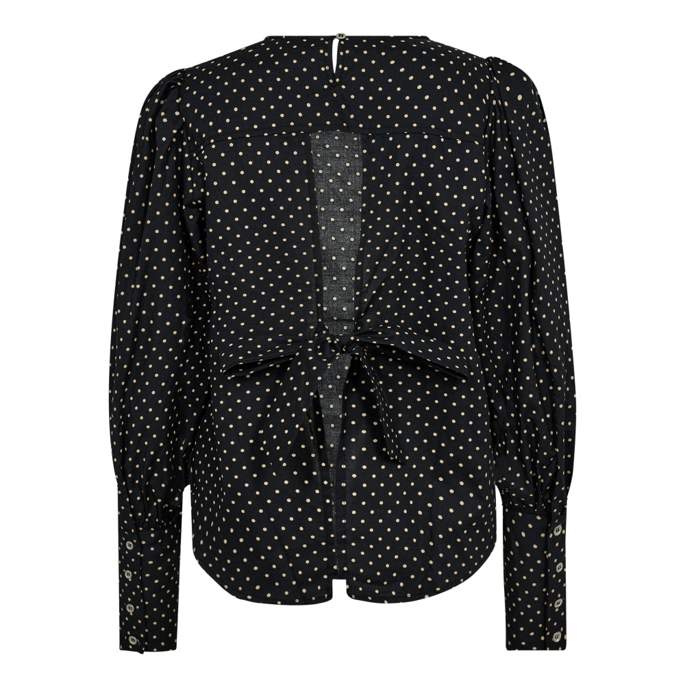 DavinaCC Dot Shirt - Zwart