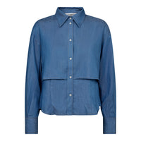 DenimCC Double Layer Shirt - Blauw