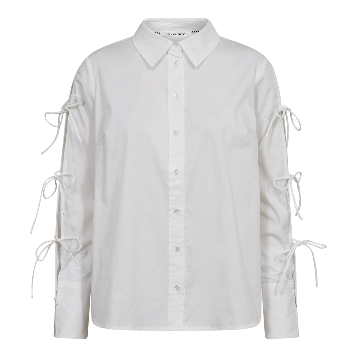 PoppyCC Tie Sleeve Shirt - Wit