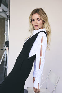 PoppyCC Tie Sleeve Shirt - Wit