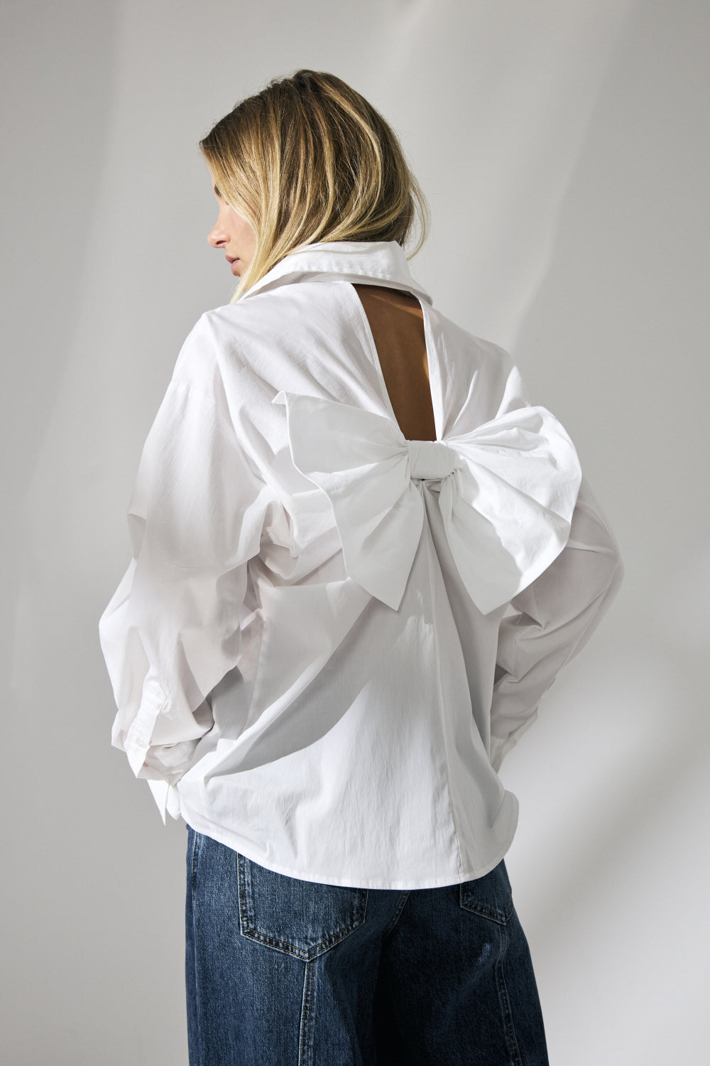 SannaCC Bow Shirt - Wit