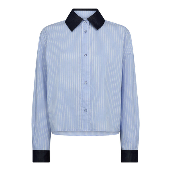 NelsonCC Stripe Shirt - Blauw
