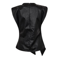 GittCC Pleat Top - Zwart