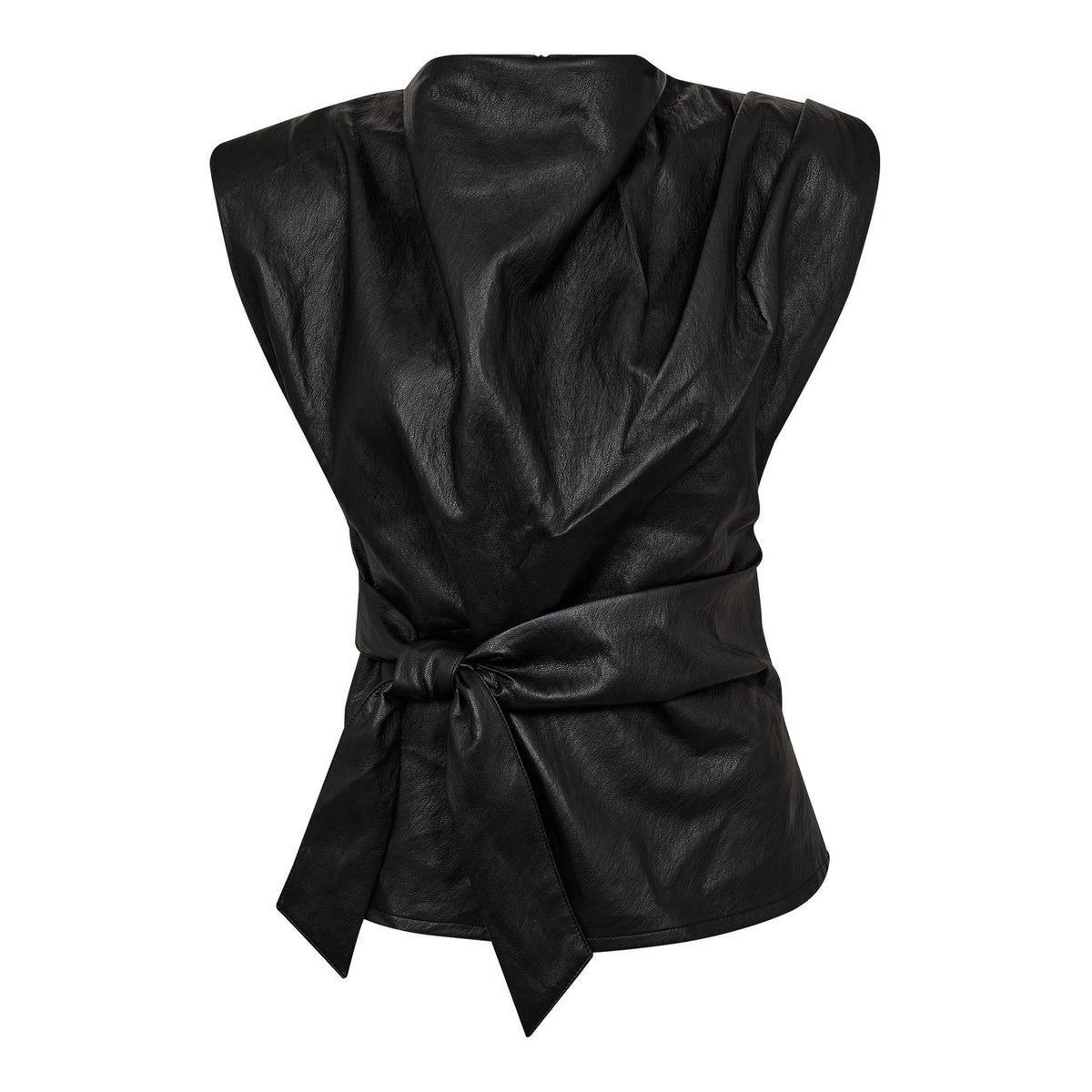 GittCC Pleat Top - Zwart