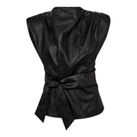 GittCC Pleat Top - Zwart