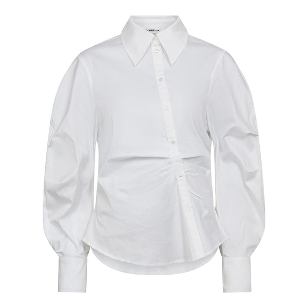 SannaCC Asym Placket Shirt - Wit