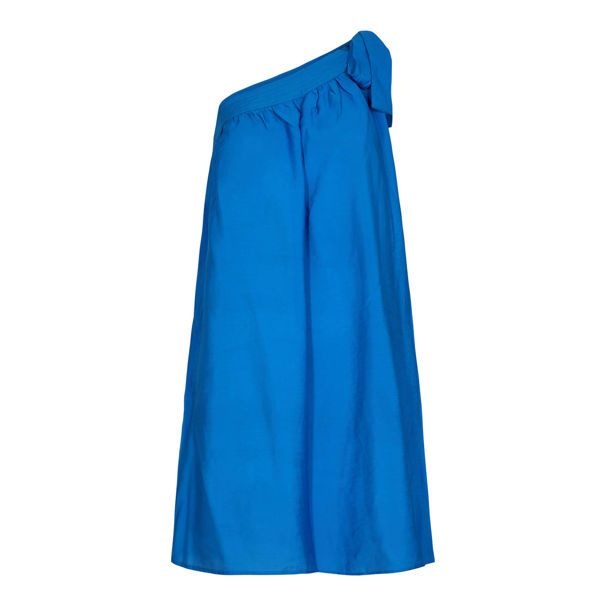 Callum Asym Midi Dress - Blauw