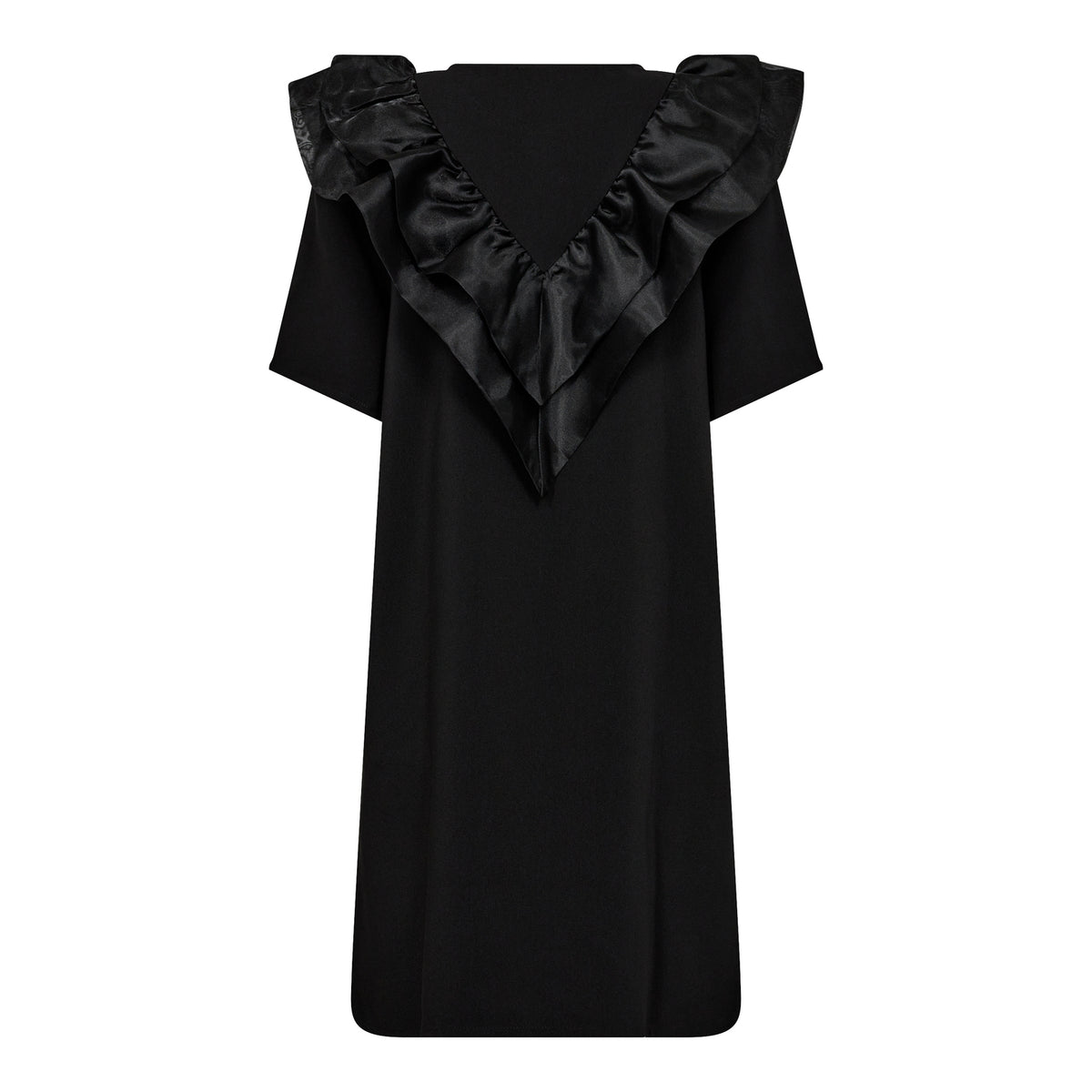 BethanyCC Frill Dress - Zwart