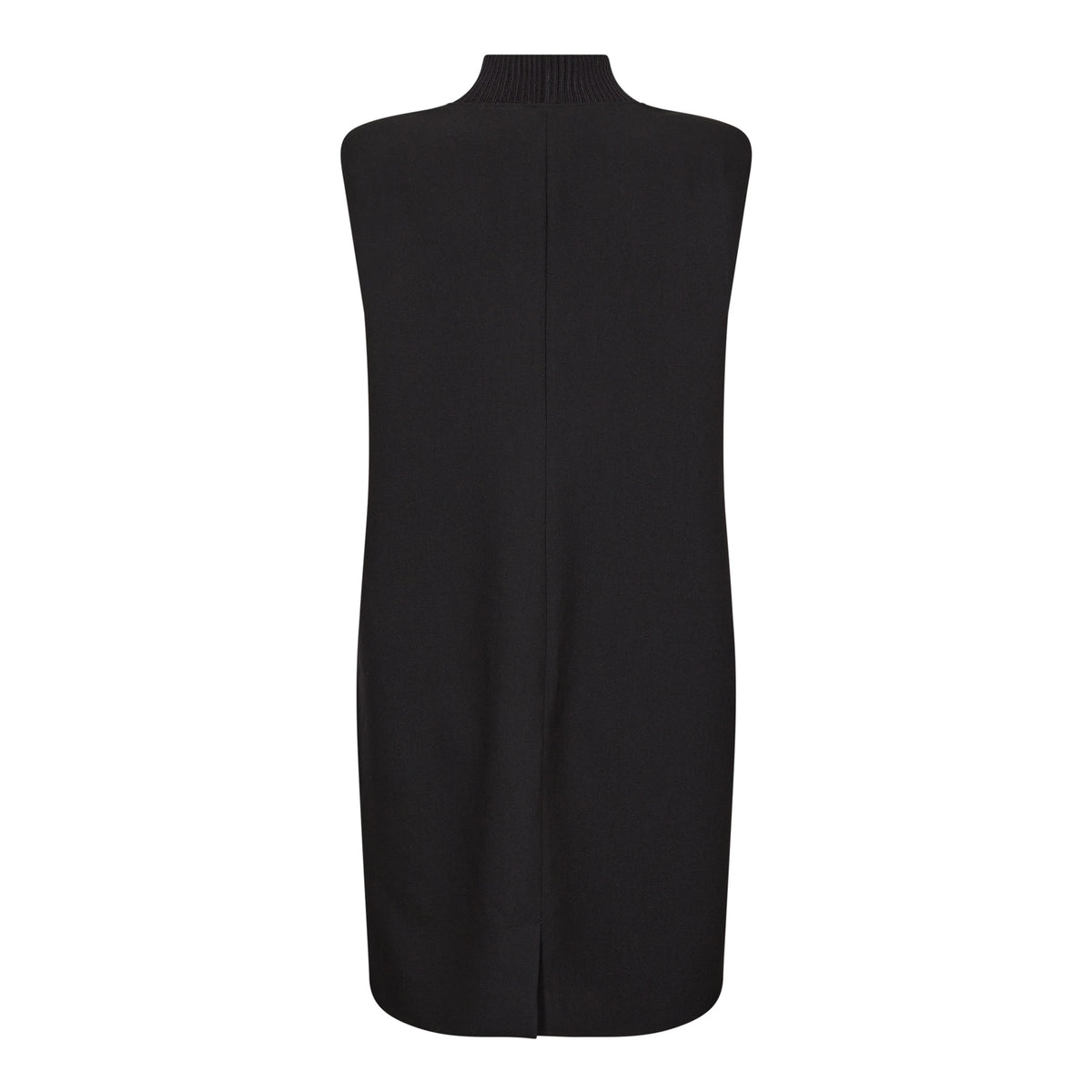 VolaCC Rib Turtleneck Dress - Zwart