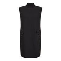 VolaCC Rib Turtleneck Dress - Zwart