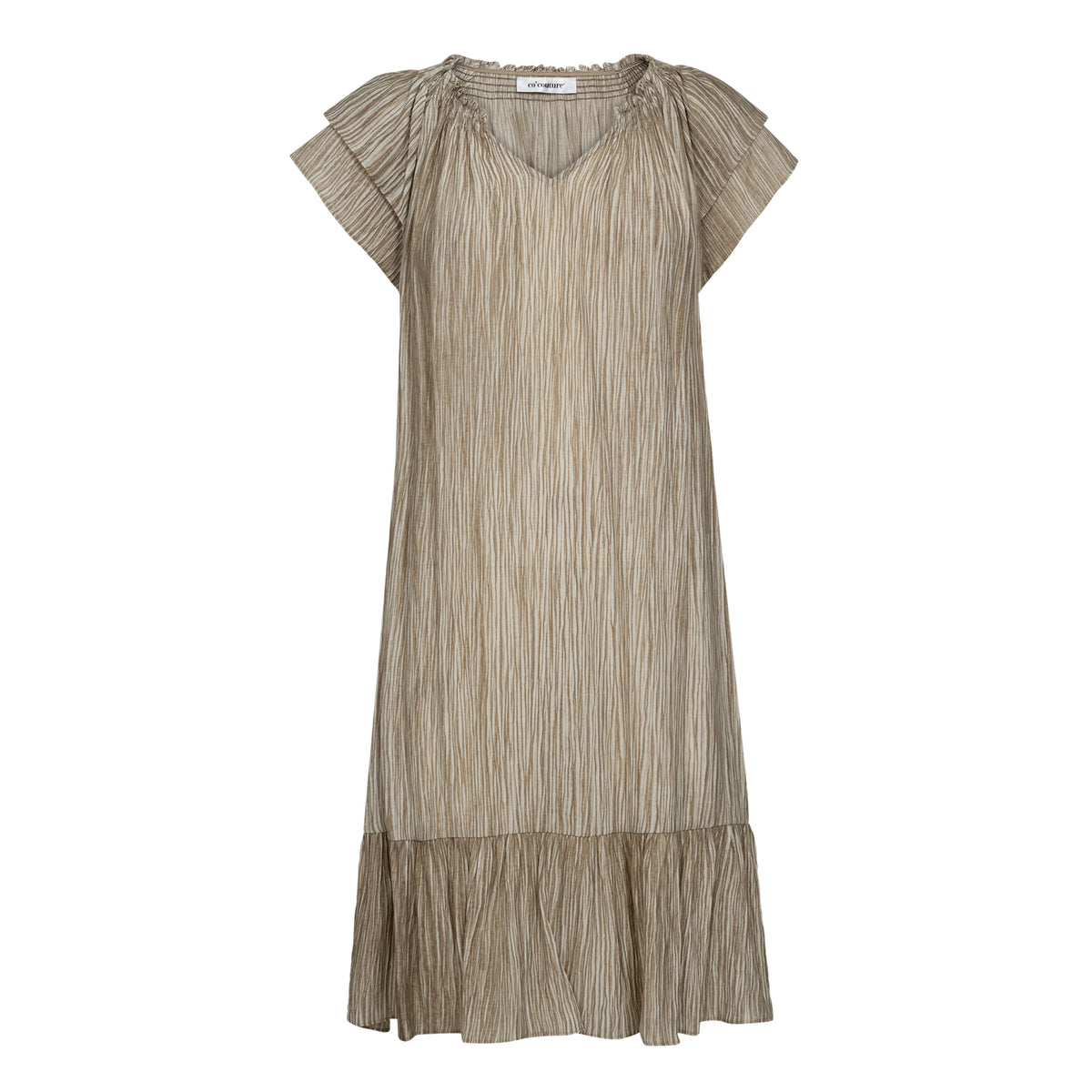 SunriseCC Crop Soft Dye Dress - Beige