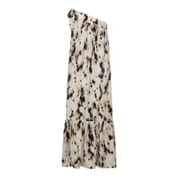 ElisaCC Asym Dress - Beige