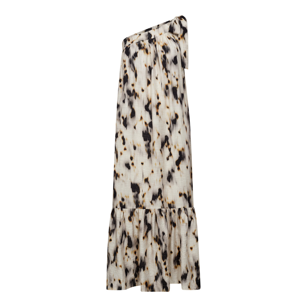 ElisaCC Asym Dress - Beige