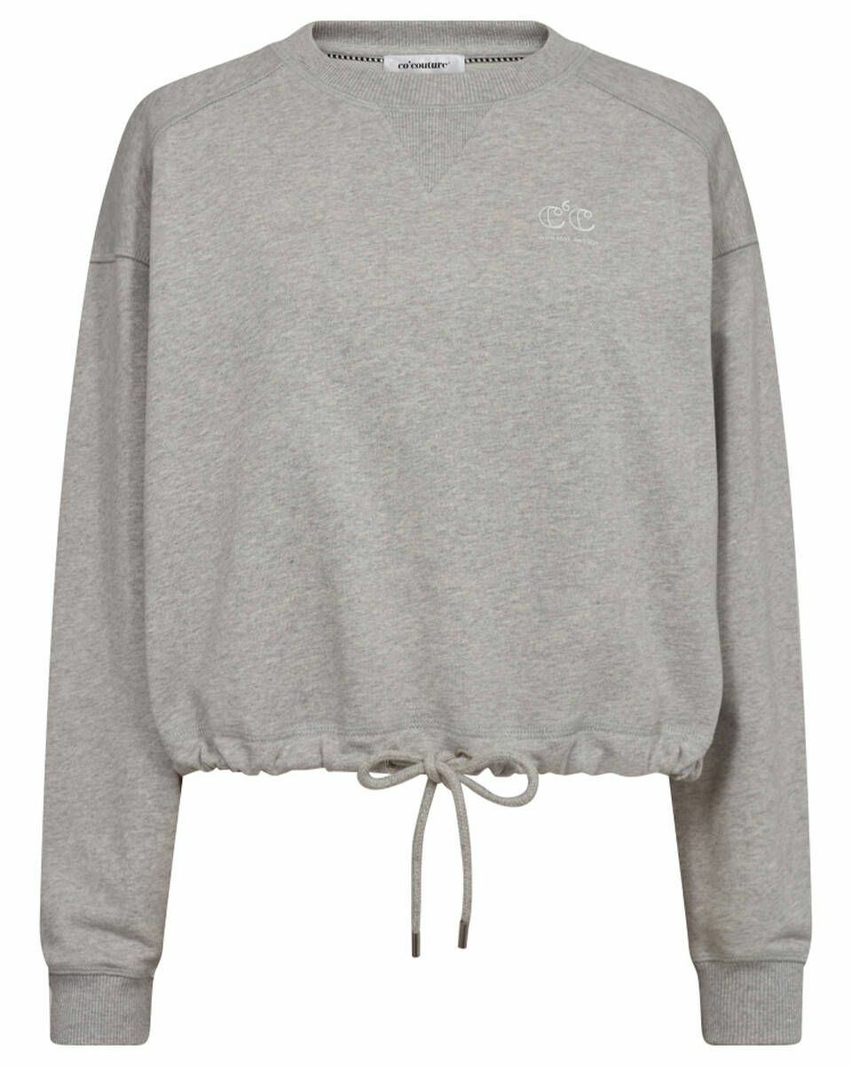 CleanCC Crop Tie Sweat - Grijs