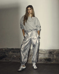CleanCC Crop Tie Sweat - Grijs