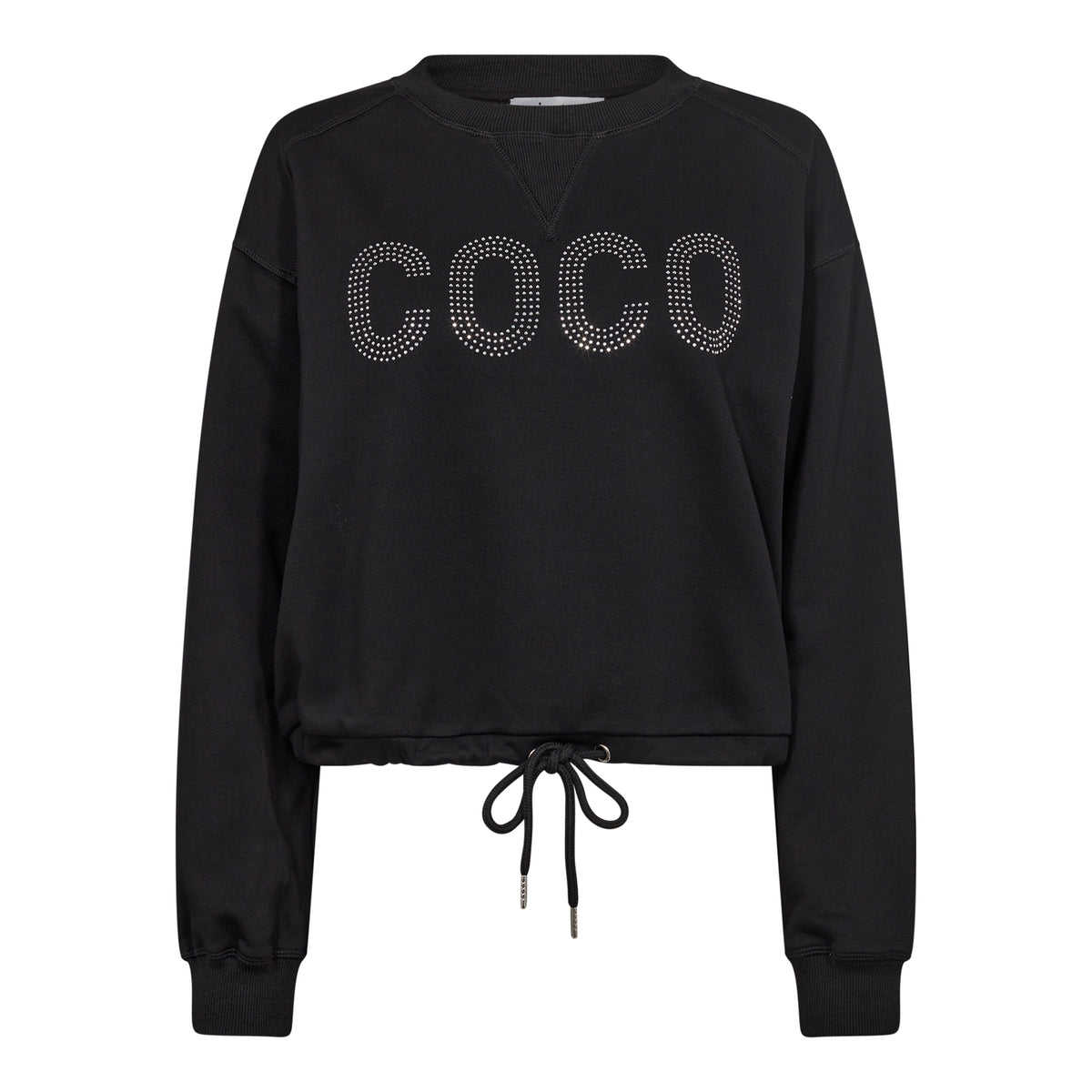 CropCC Tie Stone Sweat - Zwart