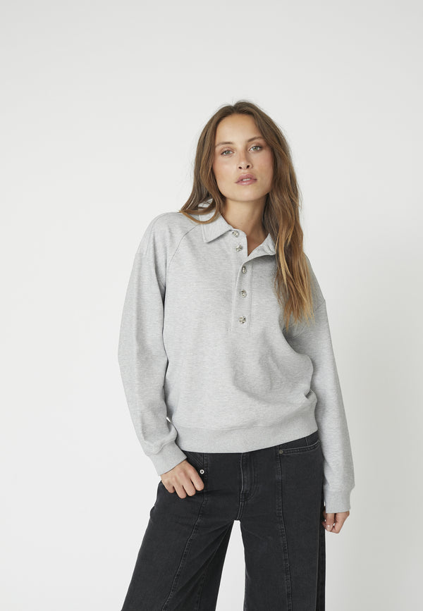 DengiCC Polo Sweat - Grijs