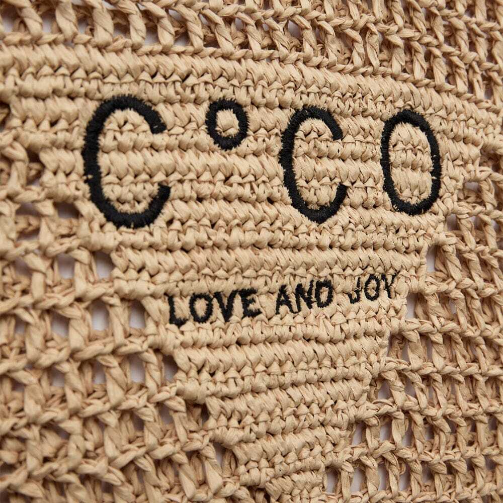 CocoCC Straw Tote Bag - Bruin
