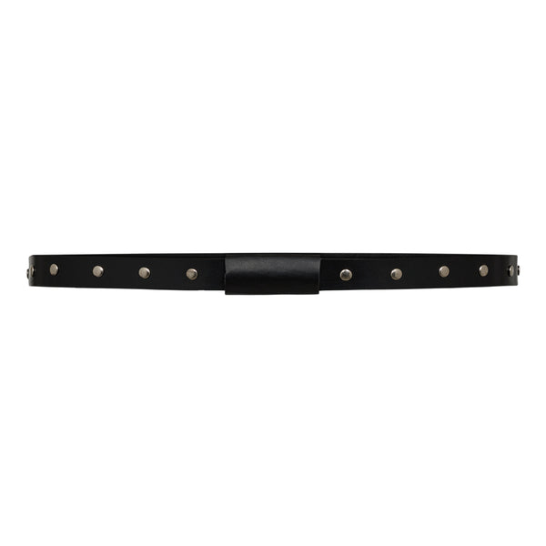 TonnaCC Leather Stud Belt - Zwart