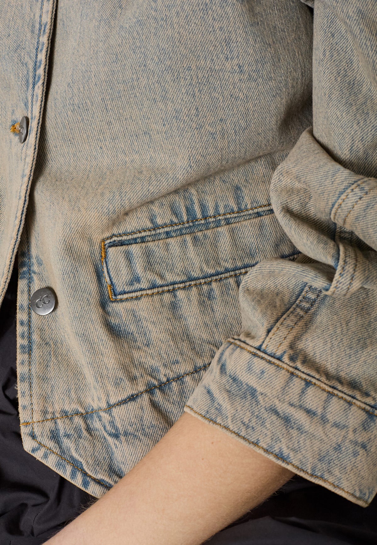 MauraCC Denim Jacket - Zand