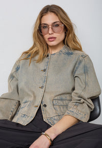 MauraCC Denim Jacket - Zand