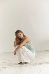 ColetteCC Embroidery Pant - Wit