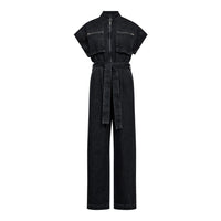 PancyCC Zip LL Jumpsuit - Zwart