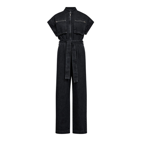 PancyCC Zip LL Jumpsuit - Zwart