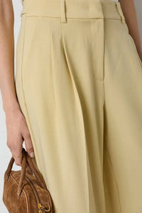 NilanCC Pleat Pant - Geel