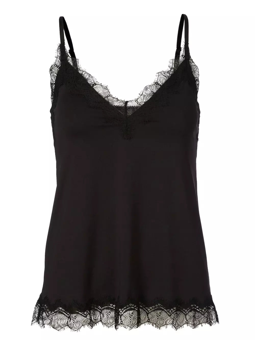 Strap top - Zwart