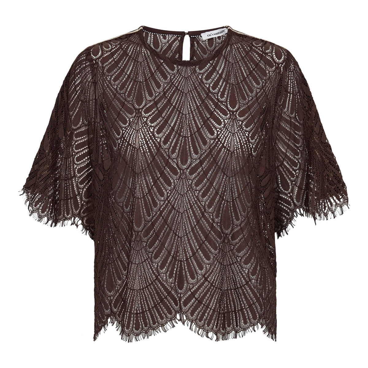 LetiCC Lace Blouse - Bruin