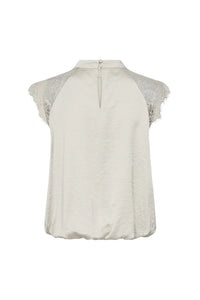 IdunCC Lace Ballon Top - Wit