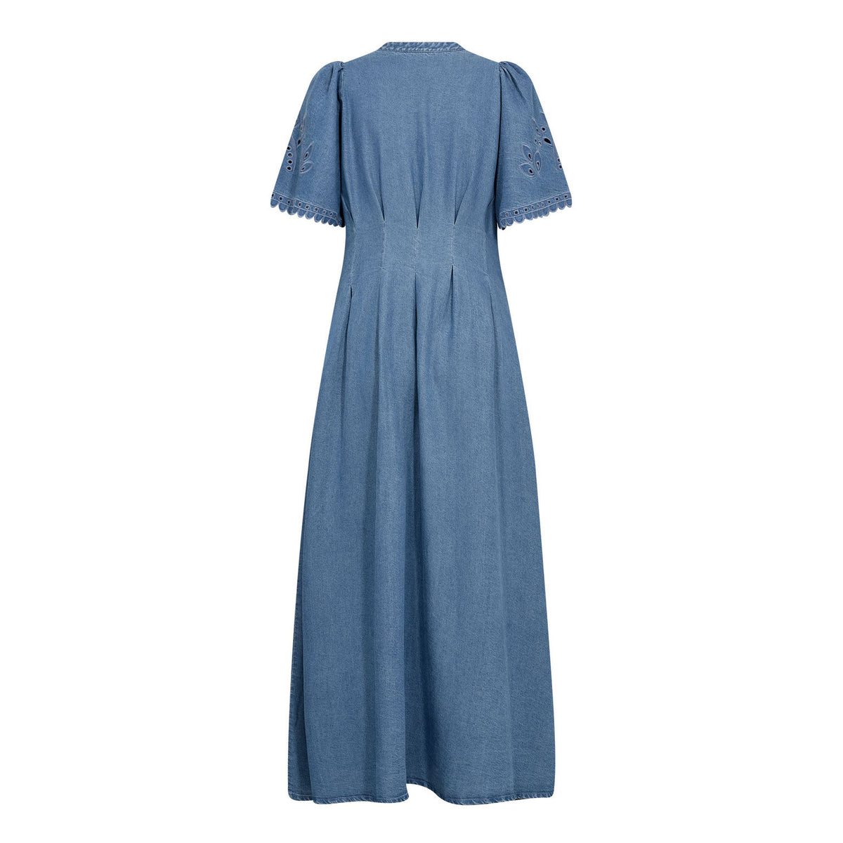 TillyCC Emb Pleat Dress - Blauw