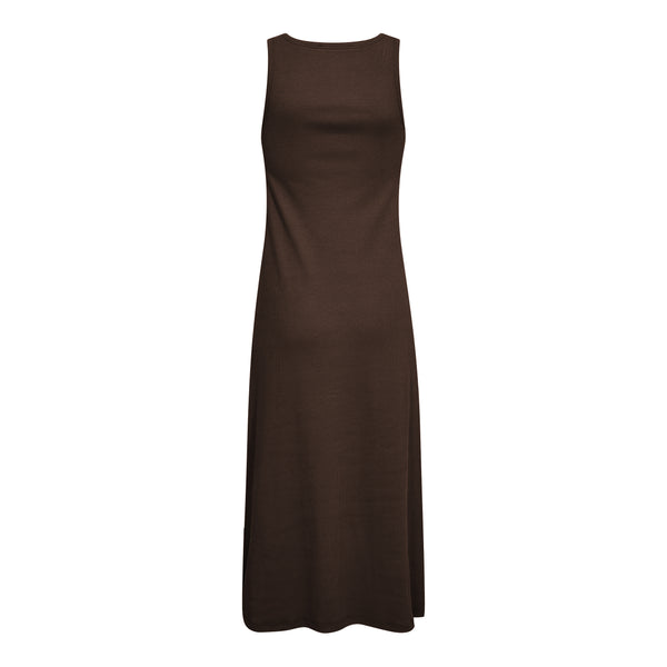 GrannyCC Rib Emb Tank Dress - Bruin