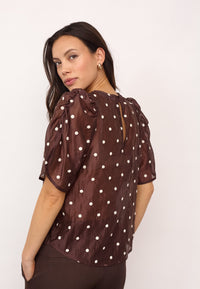 DitaCC Dot SS Blouse