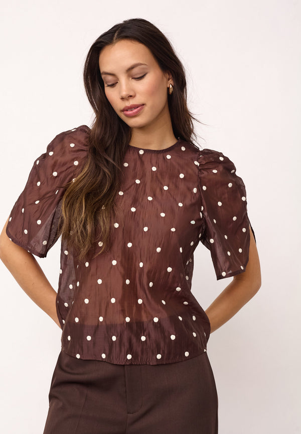 DitaCC Dot SS Blouse