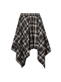 DagnyCC Check Tie Skirt