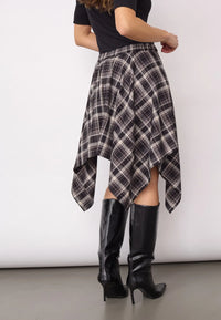 DagnyCC Check Tie Skirt
